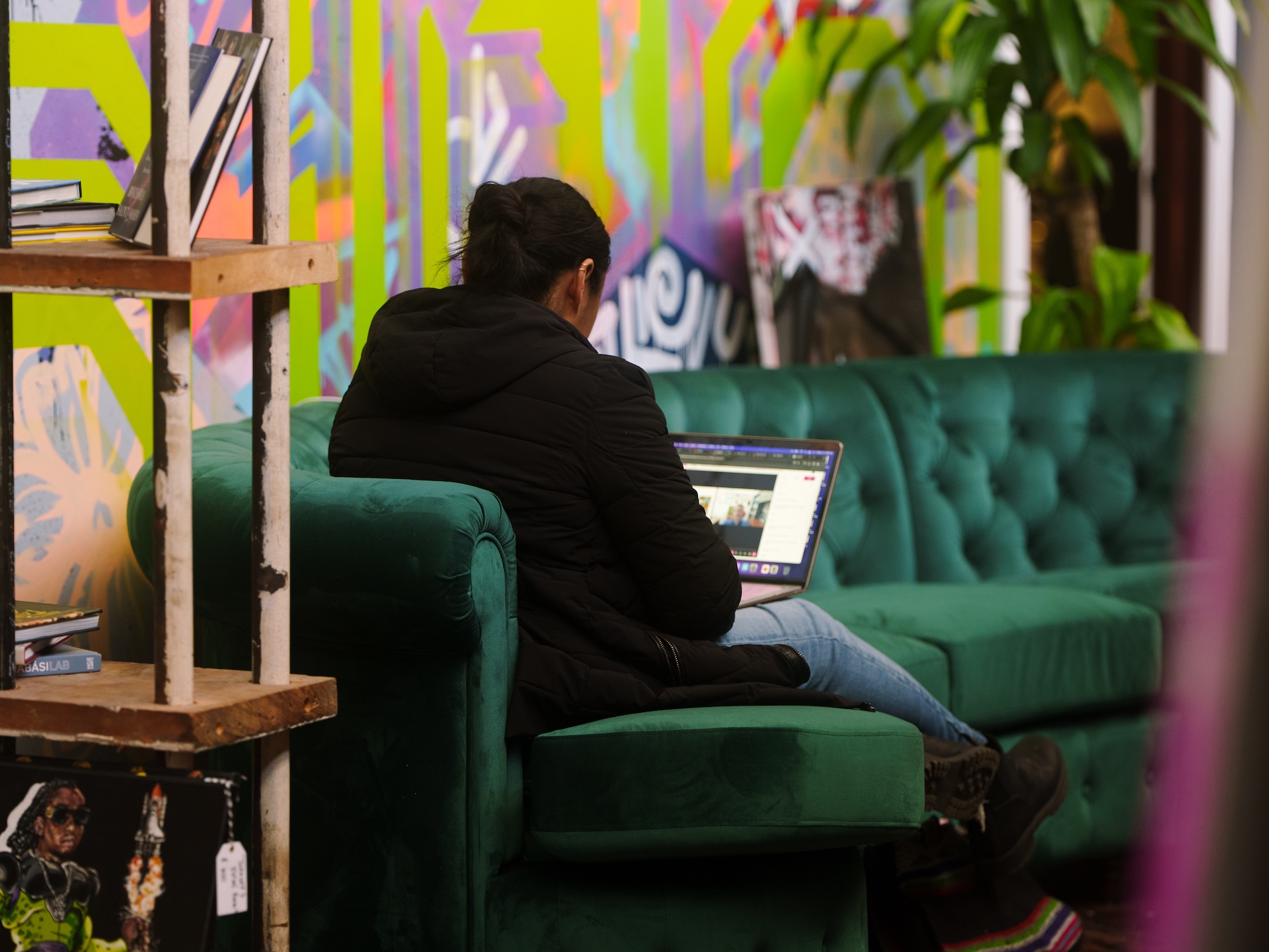 Interior of Earth Coffeehouse